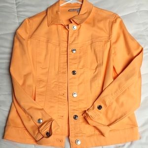 Soft Peach Chico's Denim Jacket